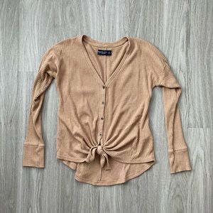 Abercrombie Tie-Front Top XS